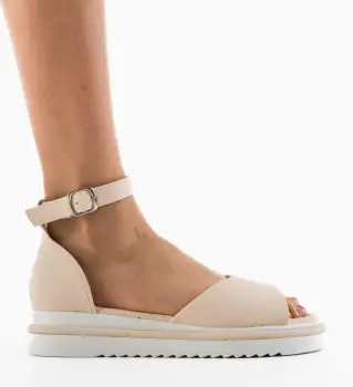 Sandale dama Kavala Bej imagine