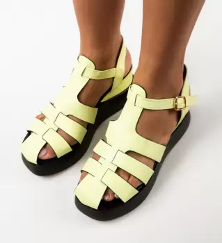 Sandale dama Kelorit Galbene imagine