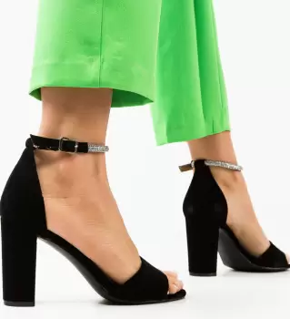 Sandale dama Kinu Negre imagine