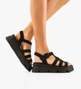 Sandale dama Kleka Negre imagine