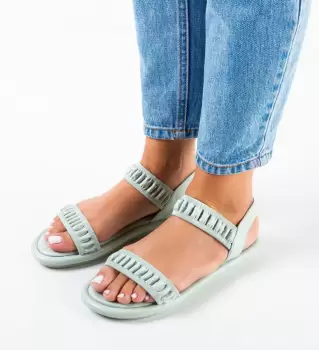 Sandale dama Klokot Verzi imagine