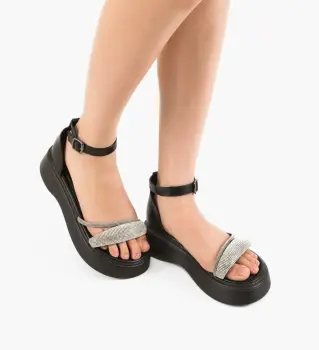 Sandale dama Korne Negre imagine