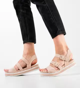 Sandale dama Ladakara Bej imagine