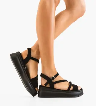 Sandale dama Lageta Negre imagine