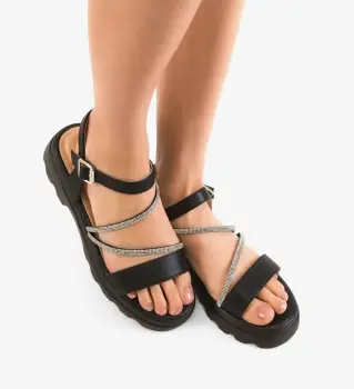 Sandale dama Lance Negre imagine