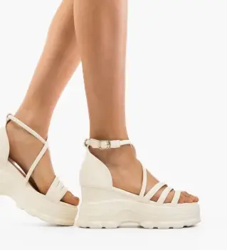 Sandale dama Leelo Albe imagine