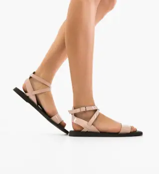 Sandale dama Leontus Roz imagine