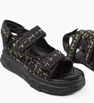 Sandale dama Ligaya Negre imagine