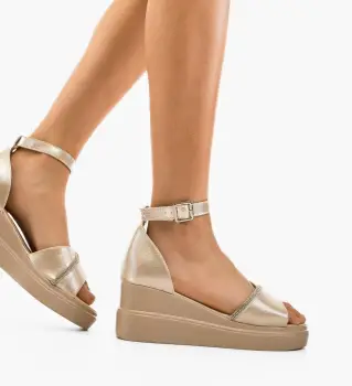 Sandale dama Lloyd Aurii imagine