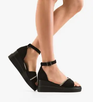 Sandale dama Lloyd Negre imagine