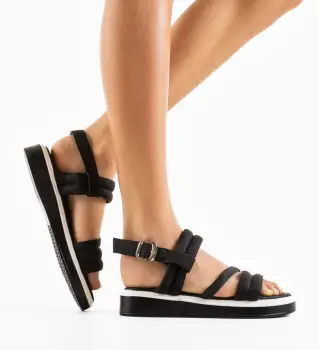 Sandale dama Lukalik Negre imagine