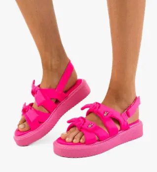 Sandale dama Magkul Fuchsia imagine