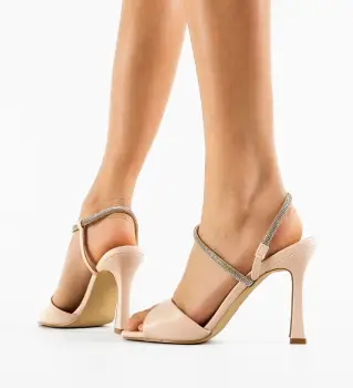 Sandale dama Malia Bej imagine