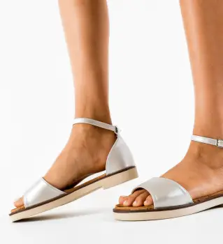 Sandale dama Manaf Argintii imagine