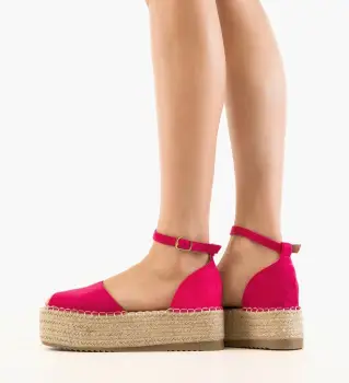 Sandale dama Mann Fuchsia imagine