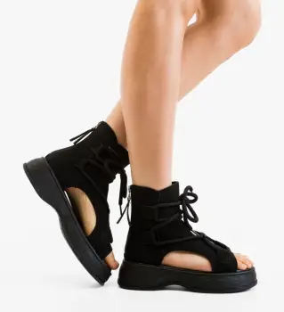 Sandale dama Manye Negre imagine