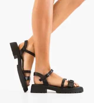 Sandale dama Mavy Negre imagine