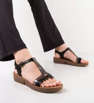 Sandale dama Mckee Negre imagine