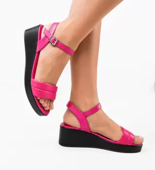 Sandale dama Meeko Fuchsia imagine