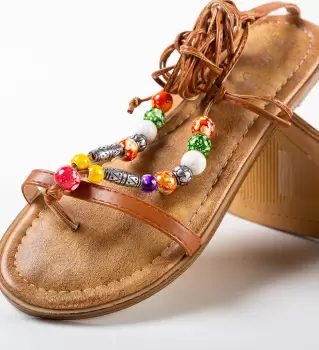 Sandale dama Mercer Camel imagine