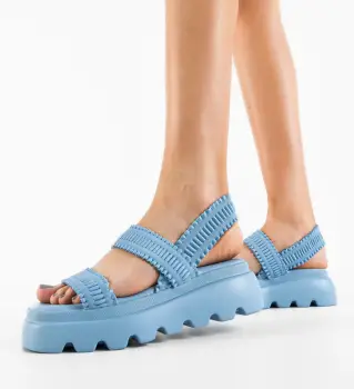 Sandale dama Minnie Albastre imagine