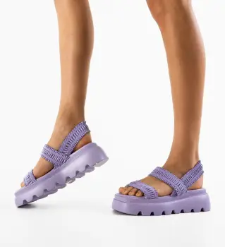 Sandale dama Minnie Mov imagine