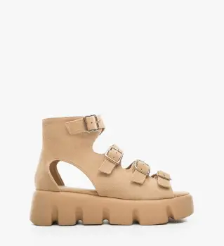 Sandale dama Mirok Bej imagine