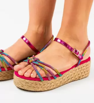 Sandale dama Missie Fuchsia imagine