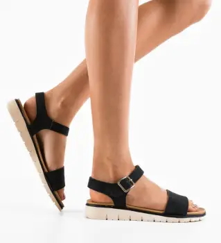 Sandale dama Monton Negre imagine