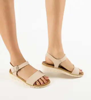 Sandale dama Monton Nude imagine