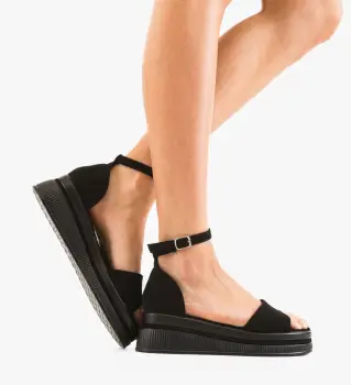 Sandale dama Myne Negre imagine