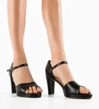 Sandale dama Nalia Negre imagine