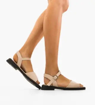 Sandale dama Nango Bej imagine