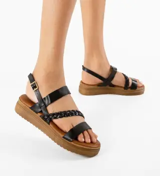 Sandale dama Neonilla Negre imagine