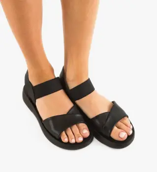 Sandale dama Nyuk Negre imagine