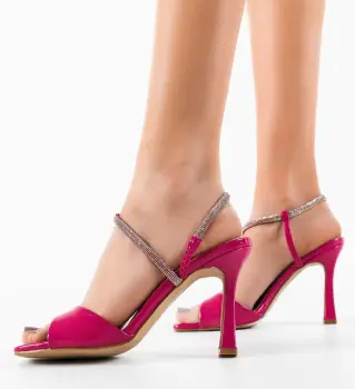 Sandale dama Okafor Fuchsia imagine