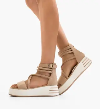 Sandale dama Okja Bej imagine