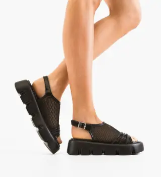 Sandale dama Oklara Negre imagine