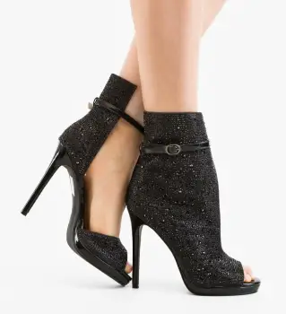 Sandale cu toc imagine