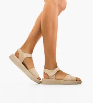 Sandale dama Ostiria Bej imagine