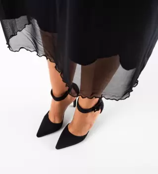 Sandale dama Ozark Negre imagine