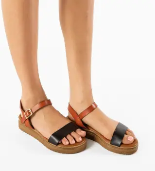 Sandale dama Patricius Negre imagine