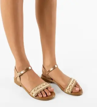 Sandale dama Paulu Aurii 2 imagine