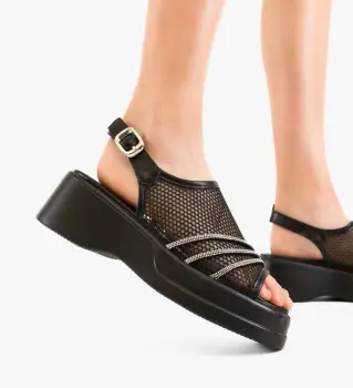 Sandale dama Paze Negre imagine