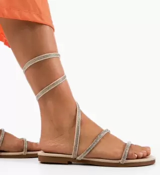 Sandale dama Pepin Bej imagine