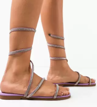 Sandale dama Pepin Mov imagine