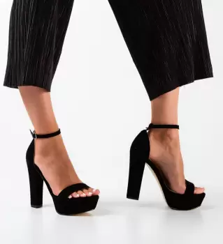 Sandale dama Poly Negre imagine