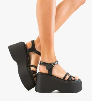 Sandale dama Porter Negre imagine