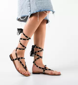 Sandale dama Precious Negre imagine