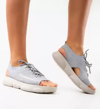 Sandale dama Priskilla Gri imagine